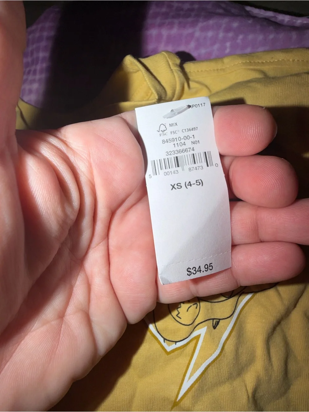 GAP soft yellow